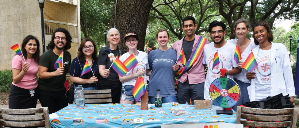 The “Dine With Pride” event in June celebrated LGBTQ students, staff, and faculty across the UTHealth Houston campus.